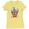 ghostly halloween Ladies Fitted T-Shirt