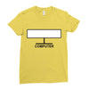 computer Ladies Fitted T-Shirt