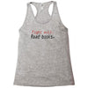 fight evil read books Racerback Tank