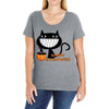 happy halloween Ladies Curvy T-Shirt
