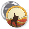 mountain hiker Pin-back button