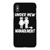 under new management stag night wedding mens iPhoneX