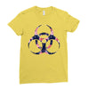 floral hazard Ladies Fitted T-Shirt