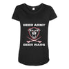 beer army beer wars Maternity Scoop Neck T-shirt