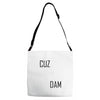 cuz dam Adjustable Strap Totes