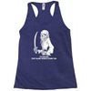 i'm smiling should scare u pirate skeleton Racerback Tank