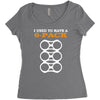 men's i used to have a 6 pack funny beer gut Women's Triblend Scoop T-shirt
