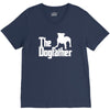 the dogfather  nerd retro der pate godfather fun V-Neck Tee