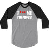 new david guetta f me i'm famous 3/4 Sleeve Shirt