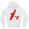 pilot flieger airplane flugzeug extra300 rc flyer Zipper Hoodie