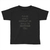 don't interrupt me Toddler T-shirt