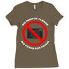 no photos please Ladies Fitted T-Shirt