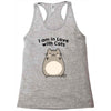 i am in love with cats Racerback Tank