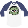 monster owls   frankenstein 3/4 Sleeve Shirt