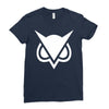 owl Ladies Fitted T-Shirt