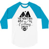 The Mountains, Are Callıng,  I Must Go 3/4 Sleeve Shirt