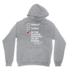 in the garage working on my honda Hoodie