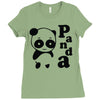 panda Ladies Fitted T-Shirt