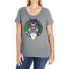 Totoro Ladies Curvy T-Shirt