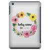 Floral Baby Name iPad Mini