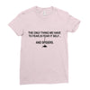 fear it delf and spiders Ladies Fitted T-Shirt