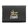 kings are born in 1980 Accessory Pouches