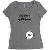 Say Hello to My Little Friend Women's Triblend Scoop T-shirt