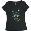 light off Women's Triblend Scoop T-shirt