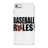 baseball rules iPhone 7 Case