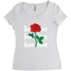 Love Rose Women's Triblend Scoop T-shirt