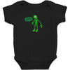 green man dance says hello 2018 Baby Bodysuit
