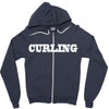 curling Zipper Hoodie