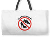 take off your shoes Weekender Totes
