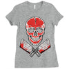 skull meat Ladies Fitted T-Shirt