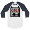 robot funny 3/4 Sleeve Shirt