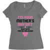 I'm Your Mother's Day Gift Dad Says You're Welcome Baby Girl Women's Triblend Scoop T-shirt