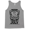 Never Underestimate Dog Rescuer Who Was Born July Tank Top