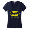 ozzy woz here Women's V-Neck T-Shirt