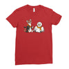the owl and the weasel Ladies Fitted T-Shirt