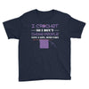 i crochet so i don't choke people save a life, send yarn Youth Tee