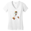 Gas Mask Women's V-Neck T-Shirt