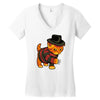 nightmeow on elm street Women's V-Neck T-Shirt