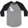 unicorn scooting on the floor 3/4 Sleeve Shirt