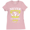 The Power Of An Autism Dad Ladies Fitted T-Shirt