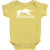 t rex hates pushups funny Baby Onesie