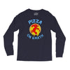 pizza on earth Long Sleeve Shirts