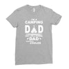 i'm a camping dad Ladies Fitted T-Shirt