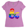 dungeons and dragons lgbtq Women's Triblend Scoop T-shirt