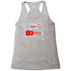 anti war guitar folk music writers Racerback Tank