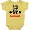 panda strong Baby Onesie